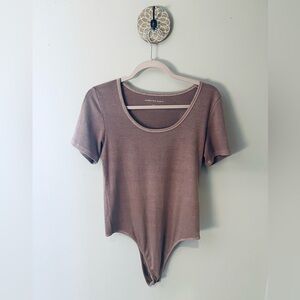 American Eagle Ribbed Cotton Bodysuit - size Large